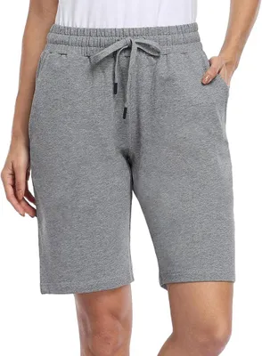 Produktbild von Damen-Bermuda-Sportshorts mit Kordelzug und 3 Taschen