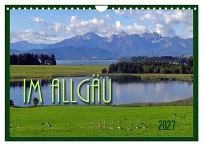 Produktbild von Im Allgäu (Wandkalender 2027 DIN A4 quer), CALVENDO Monatskalender