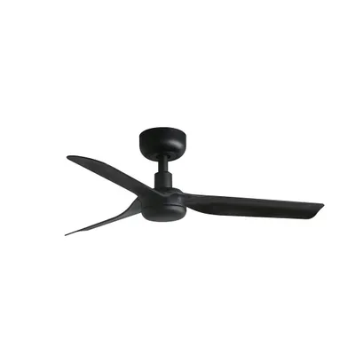 Zdjęcie produktu dla Energooszczędny wentylator sufitowy z pilotem Mini Punt 90 cm Czarny / Czarny