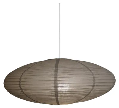 Zdjęcie produktu dla NORDLUX Villo Klosz z papieru ryżowego, wariant: Ø 600 x 240 mm, E27, brązowy