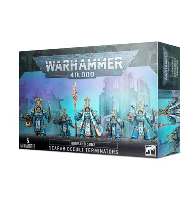 Produktbild von Warhammer 40.000, Thousand Sons: Skarabäus-Okkulte Terminatoren