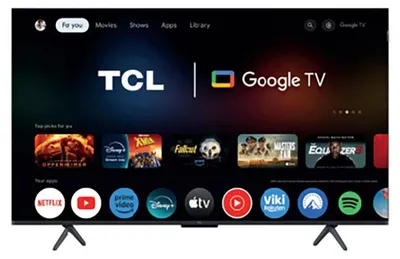 Zdjęcie produktu dla TCL 50C61K, 127 cm (50"), 3840 x 2160 px, QD-Mini LED, Smart TV, Wi-Fi, Metaliczny