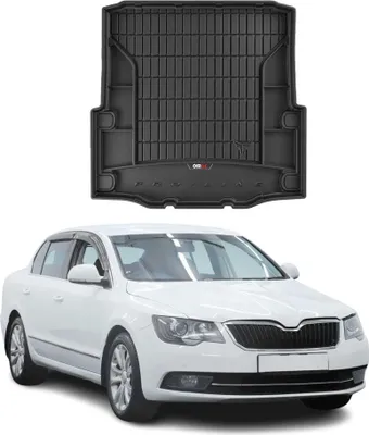 Immagine prodotto di OMAC rivestimento del bagagliaio in gomma per Skoda Superb 2008-2015 rivestimento del bagagliaio in TPE nero