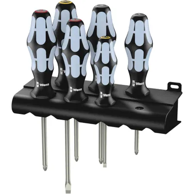 Image de Jeu de tournevis 3334/3350/3355/6, acier inoxydable + Rack