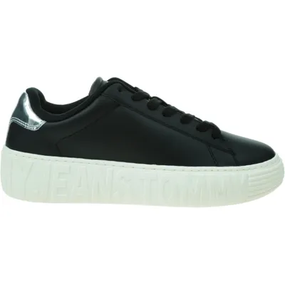 Produktbild von Tommy Hilfiger TJW New Cupsole Damenschuhe Schnürschuhe Sneaker low Schwarz
