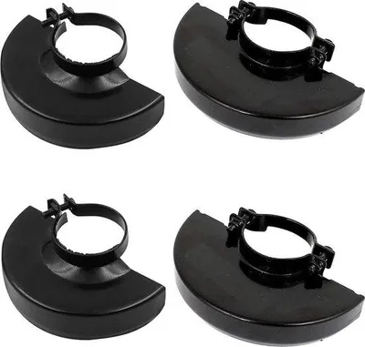 Immagine prodotto di Levigatrice base nera con protezione metallica per disco, copertura di sicurezza, set da 4 pezzi