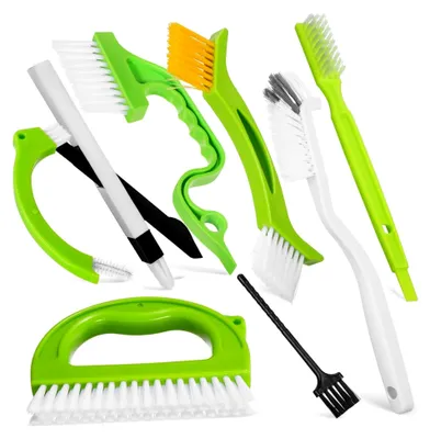 Produktbild von Badewannen Pinsel Reinigungspinsel Mit Fugenbürste Für Spülbecken Küchen Fliesen Und Eckenreinigung Im Haushalt Spülbeckenbürste Und Detailreinigungsbürste Für Effiziente Hausreini