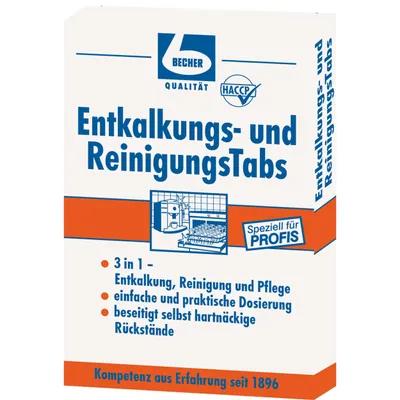 Produktbild von 8 "Dr. Becher" Entkalkungs- und ReinigungsTabs