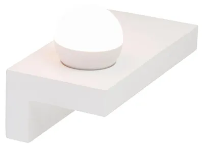 Produktbild von LED Wandleuchte, Metall, Gips, weiß, 30 cm