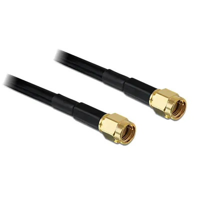 Produktbild von DeLOCK RP-SMA - RP-SMA, 10m, 10 m, RP-SMA, RP-SMA, Schwarz