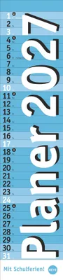 Produktbild von Kalender 2027 Langplaner, hellblau 11 X 49