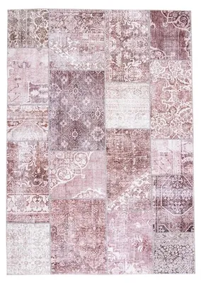 Zdjęcie produktu dla Dywan Patchwork - Lago Czerwony/Różowy