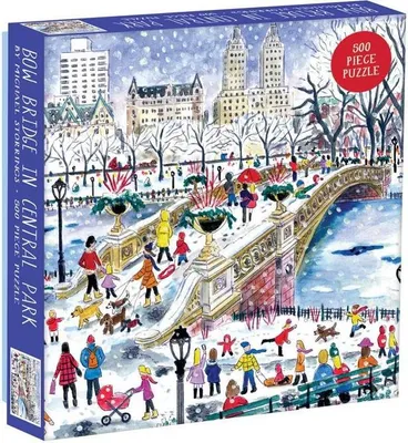 Produktbild von GALISON Square puzzle Bow Bridge im Central Park 500 Teile