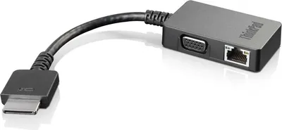 Produktbild von Lenovo 4X90J31060, OneLink+, VGA/RJ45, Schwarz