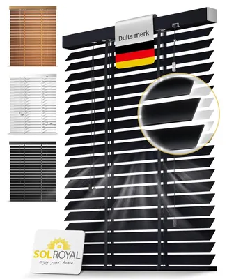 Obrázek produktu pro Dřevěná žaluzie - Lamely 50 mm - Pravé dřevo - Šňůrový ovladač - Montážní materiál v balení