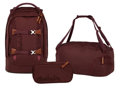 Produktbild von Satch Schulrucksack-Set PACK Nordic Ruby 3-teilig, ab 5. Klasse