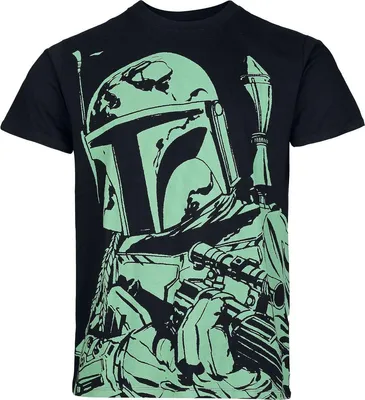 Produktbild von Star Wars T-Shirt Herren The Mandalorian Green schwarz M