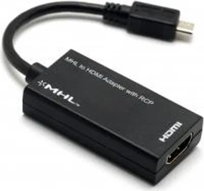 Produktbild von G&BL USBA-M/HDMI A/F, Schwarz