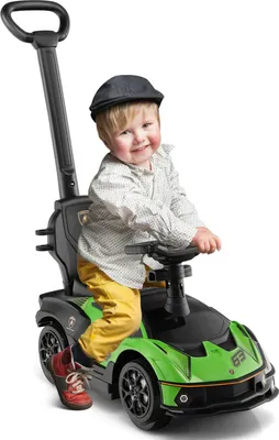 Produktbild von GOPLUS Rutscher Lamborghini, 3 in 1 Fahrspielzeug mit Stauraum unter dem Sitz, Hupe & ausziehbarer Fußstütze, Spielzeug für Kinder von 1 bis 3 Jahre