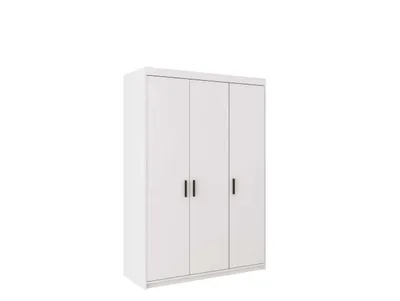 Produktbild von Drehtür Kleiderschrank Elena 3D 3-türig weiß