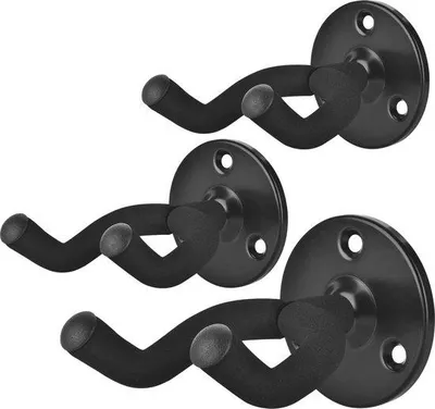Produktbild von Gitarrenhalter mit 3 Haken, Gitarren-Muurtasche