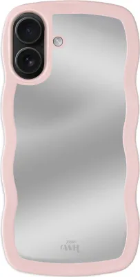 Produktbild von Wavy mirror Hülle Pink  - Kompatibel mit iPhone 16