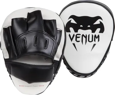 Produktbild von Venum Light Focus Boxpratzen Weiß/Schwarz