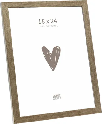 Immagine prodotto di Cornice in legno Deknudt S243D Bronzo 18x24 cm S243D2-18-0x24-0