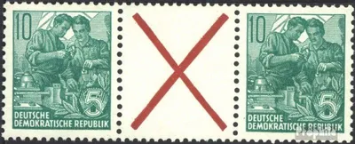 Produktbild von Briefmarken DDR 1960 Mi WZ9 gestempelt Fuenfjahresplan