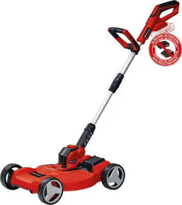 Zdjęcie produktu dla Kosiarka akumulatorowa Einhell Power X-Change GE-CT 18/28 Li z wózkiem bez akumulatora i ładowarki