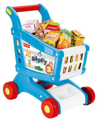 Produktbild von Fisher Price 16-teiliges Einkaufswagen-Spielset