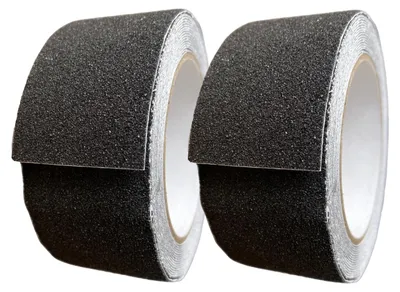 Produktbild von Antirutschband Klebeband Gripband 50mmx5m 2 Stück Schwarz
