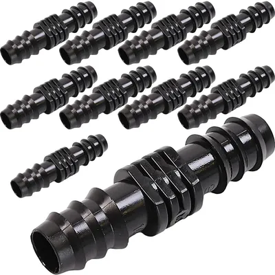 Produktbild von Gerades Verbindungsstück für Tropfleitungen 16mm Bewässerung Verlegerohr x10