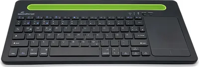 Immagine prodotto di MediaRange Tastatur Wireless 78 Tasten Touchpad DE schwarz