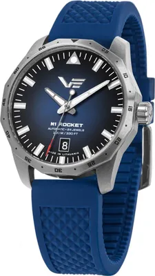 Vostok Europe NH35-125A748-SIBLU Armbanduhr Automatik Rocket N1 Blau 39 mm 1
