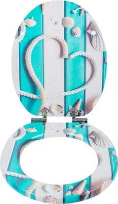 Immagine prodotto di Sedile WC automatico con chiusura ammortizzata, anima in MDF, verde