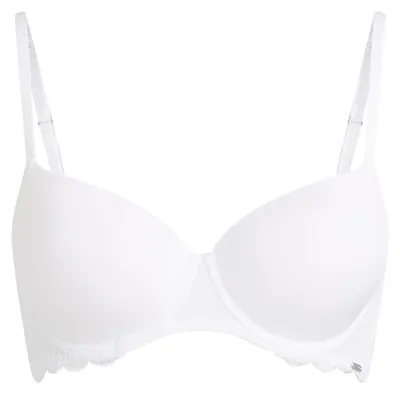 Produktbild von HUNKEMÖLLER Vorgeformter Bügel-BH Angie mit Spitze - White - 85E