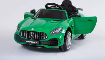 Produktbild von Kinder Elektroauto | Elektrofahrzeug | Mercedes-Benz AMG GT R | mit MP3 Player | mit Fernbedienung | Grün
