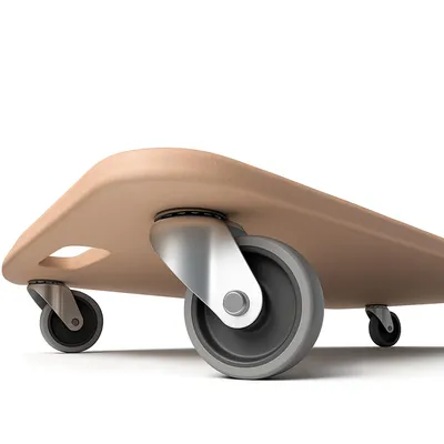 Produktbild von BigDean Plattformwagen bis 250kg belastbar Rollbrett mit bodenschonenden TPE Rollen Transportroller Möbelroller