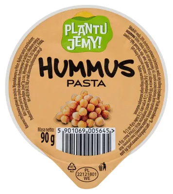 Zdjęcie produktu dla Plantu Jemy! Pasta hummus 90 g