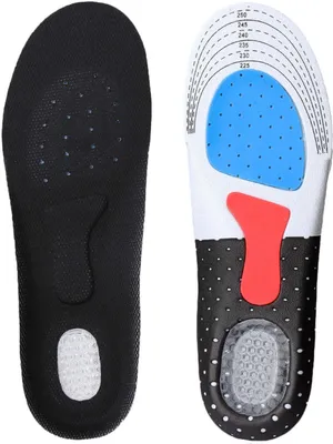 Produktbild von COOL-i ® Einlegesohlen, Gel Einlegesohlen, EVA Memory Foam, Orthopädische Einlegesohle Atmungsaktiv Komfort Sport Einlagen für Plattfüße Plantarfasziitis Fußschmerzen（EU35-39）