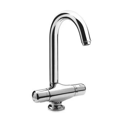 Produktbild von Demm Spültischarmatur mit Thermostat Einhebelmischer und Schwenkauslauf chrom 5060, 13540.002.C