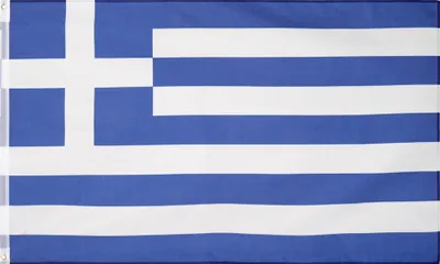 Produktbild von MUWO "Nations Together" | Griechenland Flagge | 150×90 cm | Verstärktes Besatzband | Doppelt gesäumte Ränder | MW-38