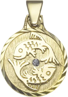 Produktbild von F Anhänger Sternzeichen Fische 333/- Gelbgold