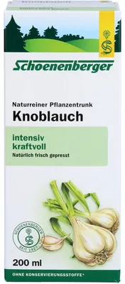 Produktbild von Schoenenberger Naturreiner Pflanzentrunk Knoblauch, 200 ml Lösung
