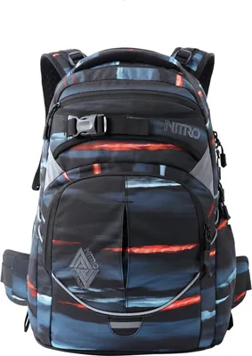Produktbild von Nitro Schulrucksack Superhero ab 5.Klasse für Mädchen Jungen acid dawn