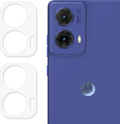 Produktbild von Motorola Moto G85 Kamera Objektivschutz - 9H Panzerglas Doppelpack - Transparent