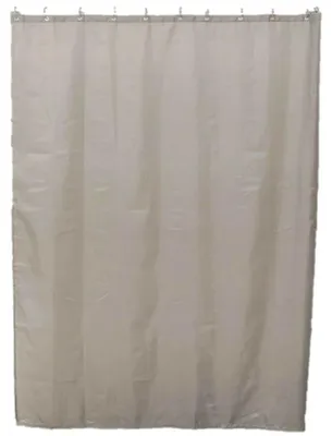 Produktbild von Tendance Duschvorhang mit Ringen - taupe - 180 x 200 cm - waschbar