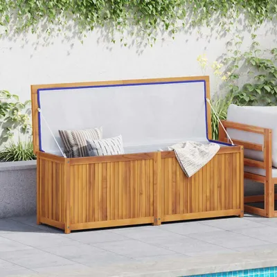 Produktbild von "2026 Promotion" Gartenbox 150x50x55 cm Massivholz Teak - Gartenboxen CC9913