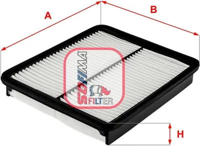 Produktbild von Luftfilter SOFIMA S 3723 A für HYUNDAI SANTA FÉ II (CM) Filtereinsatz